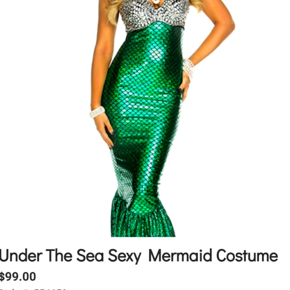 Halloween adult mermaid costume M/L